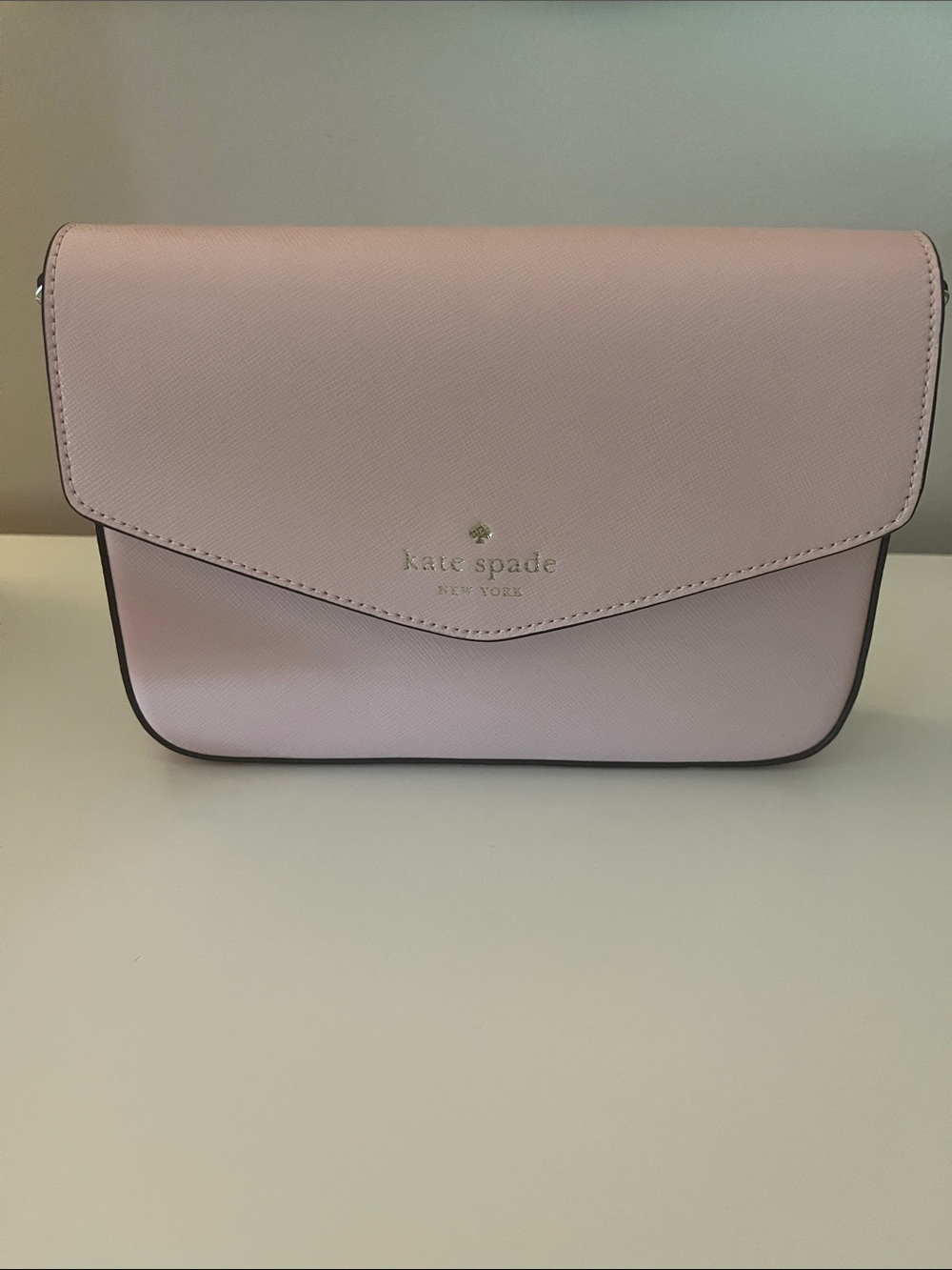 kate spade Pale Pink Envelope Crossbody Bag